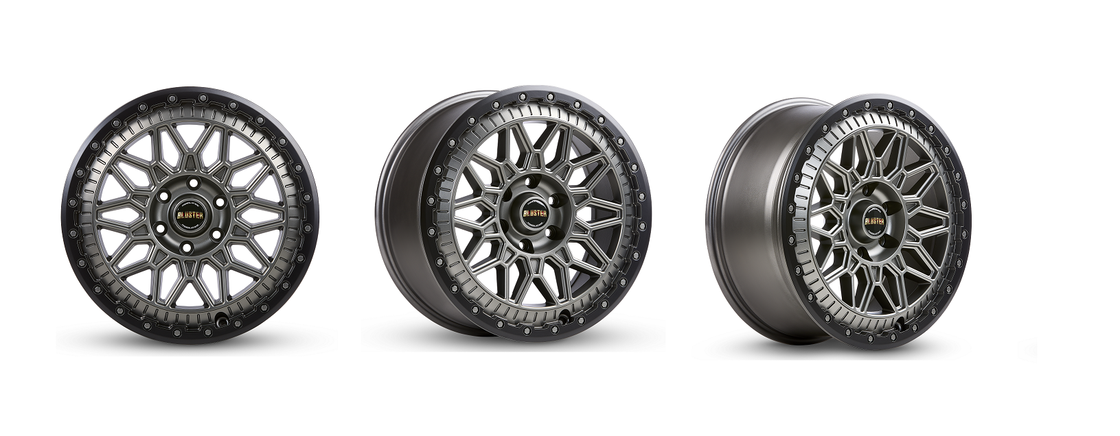 titanium - black lip / titan - Horn schwarz