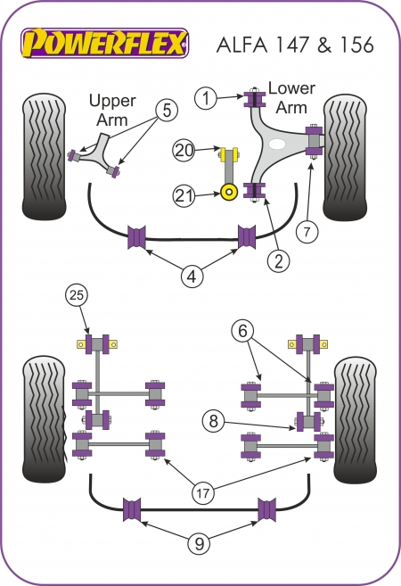 147 (00-10) / 156 (97-07) / GT (03-10)