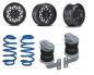 Preview: Allterrain Set Basis für Crafter MAD Höherlegungsfedern Luftfedern Fondmetal Bluster 18 Zoll Felgen