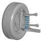 Preview: Für Qashqai III J12 4WD Höherlegung 20mm Verstärkung Serienfeder HA HV-314435