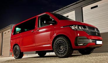 18 Zoll Offroad Paket Allterrain Felgen Höherlegungsfahrwerk für VW T5 T6 T6.1 Eibach Bilstein B6 Komfort Twin Monotube