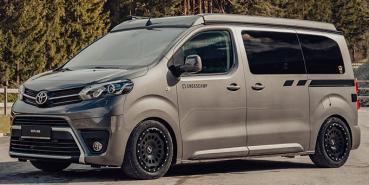 für Toyota Proace Verso / Shuttle Crosscamp TY 001 + 002 40-75mm Tieferlegung Bilstein B14 XL Komfort Gewindefahrwerk Eibach Federn 47-STELLA-KOMFORT