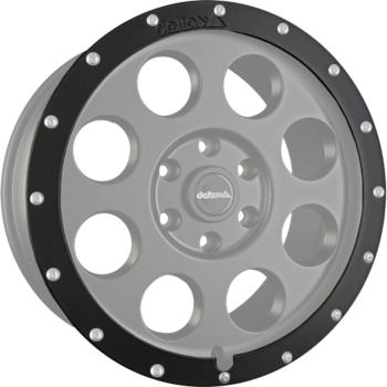 Delta 4x4 Anfahrschutzring für Boxer Klassik B Felge 18 Zoll schwarz mit Schrauben Aluring