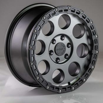 Delta 4x4 Anfahrschutzring RUGGED für Ducato Klassik B Felge 18 Zoll schwarz Aluring