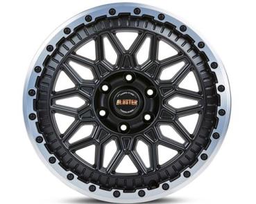 Preview: Fondmetal Bluster Felgen Satz für T7 Multivan 18 Zoll 8x18 ET40 schwarz poliert