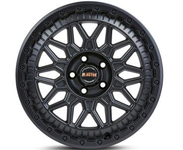Preview: für T7 Multivan Bluster 18 Zoll Offroad Allterrain Felgen Satz 8x18 ET50 schwarz