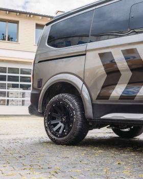 Delta 4x4 Hamna Rugged Felge für Transit Tourneo Custom V710 9x18 18 Zoll 6x120 schwarz