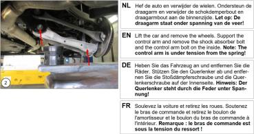 für Audi A6 4G C7 MAD Zusatzfedern Verstärkungsfedern Höherlegung Hinterachse HV-042085