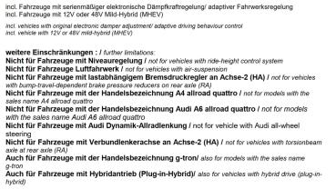 für Audi A6 4G C7 MAD Zusatzfedern Verstärkungsfedern Höherlegung Hinterachse HV-042085