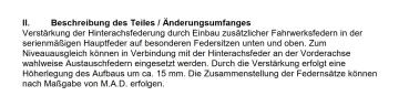 für Combo D Tour MAD Zusatzfedern Höherlegungsfedern Verstärkungsfedern HA HV-051745