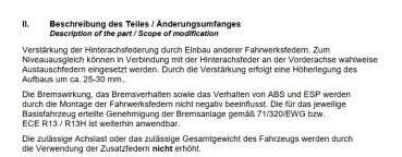 für Fiat Panda 4x4 312 MAD Höherlegungsfedern verstärkte Federn 30/10mm VA HA Set