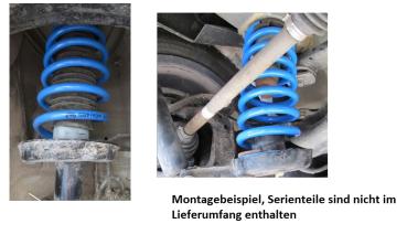 für Fiat Panda 4x4 312 MAD Höherlegungsfedern verstärkte Federn 30/10mm VA HA Set