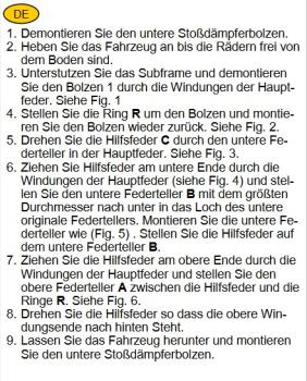 für Volvo V40 II MAD Zusatzfedern Höherlegungsfedern Verstärkungsfedern HA HV-062265