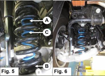 für Ford Mondeo V BA7 MAD Zusatzfedern Höherlegungsfedern Verstärkungsfedern HA HV-063885
