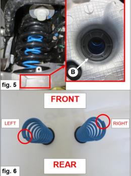 Für Ford Edge SBF MAD Zusatzfedern HA Verstärkung der Serienfeder HV-063905