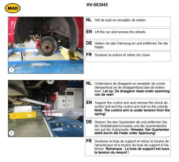 MAD Höherlegungsfedern ca. 20mm für Ford Kuga III DFK HA Zusatzfeder HV-063945