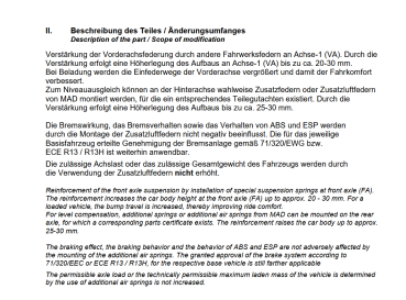 MAD verstärkte Höherlegungsfedern Heavy Duty für Transit VII V363 310 330 350 RWD 4WD 4x4 VA HA