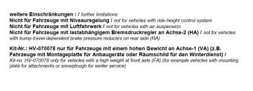 für Isuzu D-Max II TFR TFS MAD verstärkte Höherlegungsfedern 30mm VA HV-070078