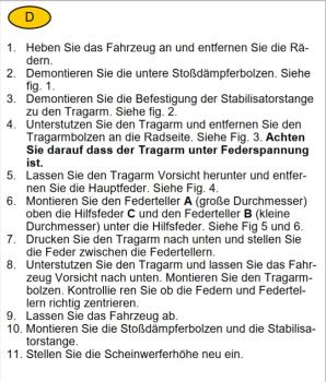 für Citroen C-Crosser MAD Zusatzfedern Höherlegungsfedern Verstärkungsfedern HA HV-104265