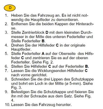 für Peugeot 2008 I C MAD Zusatzfedern Höherlegungsfedern Verstärkung HA HV-133385
