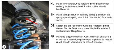 für Citroen C3 Aircross MAD Zusatzfeder Höherlegungsfedern 15mm Verstärkung HA HV-133445