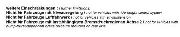 für Citroen C3 Aircross MAD Zusatzfeder Höherlegungsfedern 15mm Verstärkung HA HV-133445