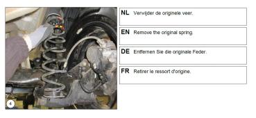 für Opel Mokka B verstärkte Höherlegungsfedern Verstärkungsfedern 20mm HA HV-133488
