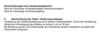 für Citroen Nemo A MAD Verstärkungsfedern Höherlegungsfedern 20mm HA HV-134128