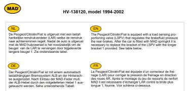 MAD Zusatzfedern für Hymer B-Classic 544 655 664 244 244L Hinterachse HV-138120