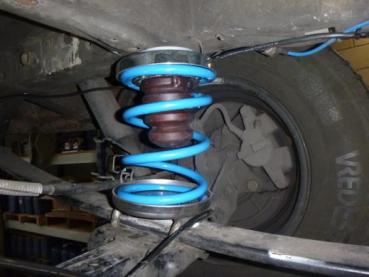 für Movano C 250 290 MAD Medium Duty Höherlegungsfedern Zusatzfedern Höherlegung ca. 35/30mm VA HA