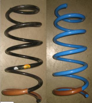 Preview: Dacia Duster II 4x4 SR MAD Höherlegungsfedern Verstärkungsfedern HA HV-140568