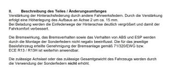 Für Renault Espace V RFC ca. 15mm MAD Höherlegungsfedern HV-140638