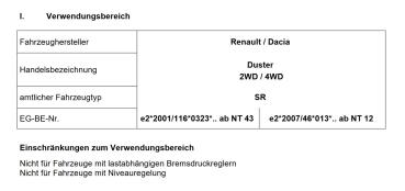 Für Dacia Duster II 4x4 HM SR 30mm MAD Höherlegungsfedern Verstärkungsfedern Set