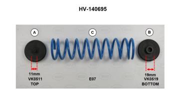 Preview: für Logan III DJF MAD Zusatzfedern Höherlegung Verstärkung der Serienfeder HA