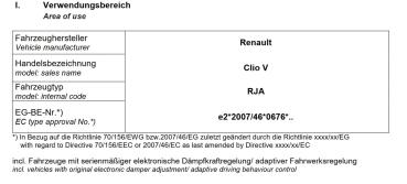 für Clio V MAD Zusatzfedern Verstärkung der Serienfeder Höherlegungsfedern HA