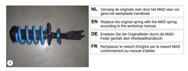 MAD Höherlegungsfedern für Nissan Townstar Elektro VA HA Set HV-146231