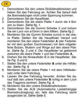 Opel Vivaro A E7 F7 J7 MAD Zusatzfedern Verstärkung der Serienfeder HA HV-148035