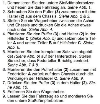 Nissan N400 X62 FWD Heavy Duty 400kg MAD Zusatzfedern Höherlegung Verstärkung HA