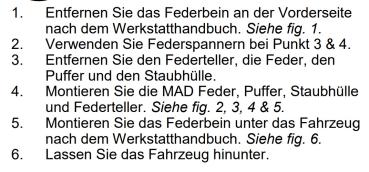 MAD Höherlegungsfedern für Nissan N400 X62 X62B ca. 20mm Vorderachse HV-148178