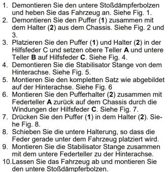 für Opel Movano B X62 Heckantrieb MAD Zusatzfedern Höherlegung HA HV-148190