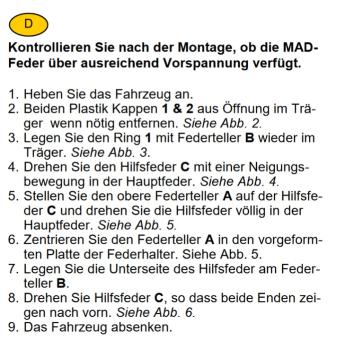 für Karoq NU Frontantrieb MAD Zusatzfedern Verstärkung Serienfedern HV-193345