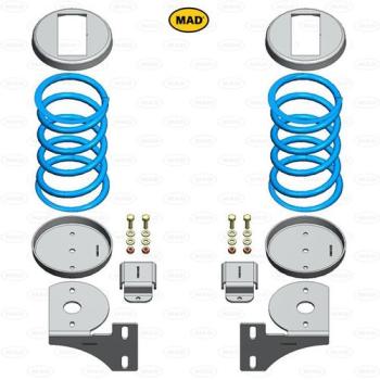 Allterrain Set für Crafter MAD Höherlegungsfedern Zusatzfedern Fondmetal Bluster 18 Zoll Felgen