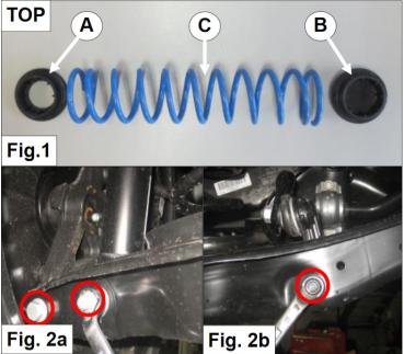 für Skoda Superb 3V MAD Höherlegungsfedern Zusatzfedern Verstärkungsfedern Hinterachse HV-199525