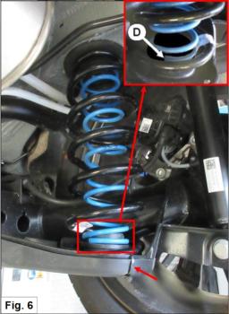 für Tiguan III CT1 MAD Höherlegungsfedern Zusatzfedern Verstärkungsfedern Hinterachse HV-199525
