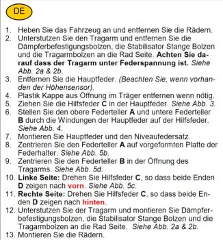 für Passat B9 MAD Höherlegungsfedern Zusatzfedern Verstärkungsfedern Hinterachse HV-199525