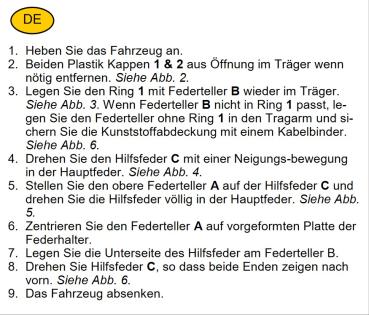 für Tiguan III CT1 MAD Höherlegungsfedern Zusatzfedern Verstärkungsfedern Hinterachse HV-199525