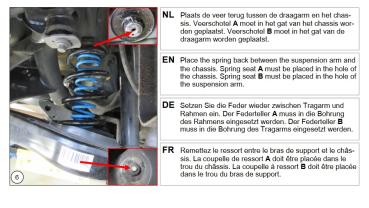 für Volvo C40 MAD Zusatzfedern Höherlegungsfedern 20mm Verstärkung HA HV-202435