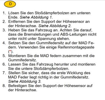 Für Renault Talisman 2WD RFD L2M LP Frontantrieb MAD verstärkte Federn HV-310328