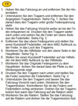 für Nissan Pathfinder R51 MAD Zusatzfedern Höherlegungsfedern Verstärkung HV-314265