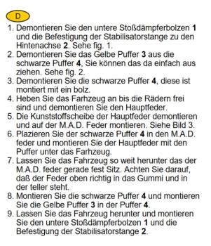für Toyota RAV4 II A2 MAD verstärkte Höherlegungsfedern 20mm Verstärkung HA HV-364498